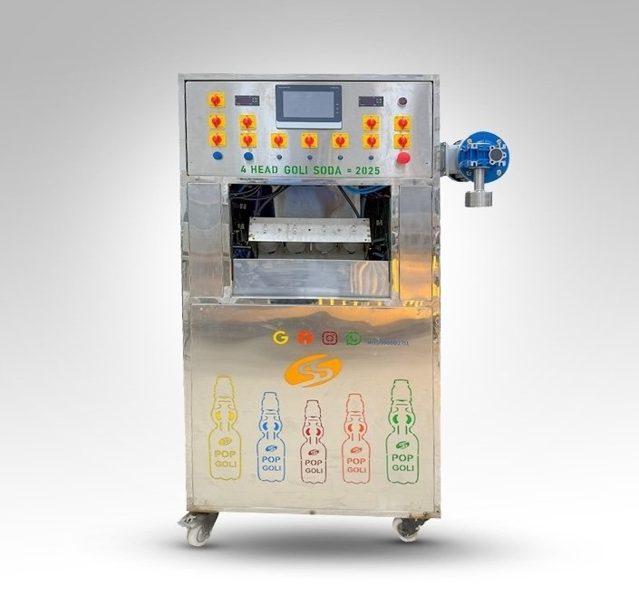 Automatic goli soda with chiller hmi PLC system 
