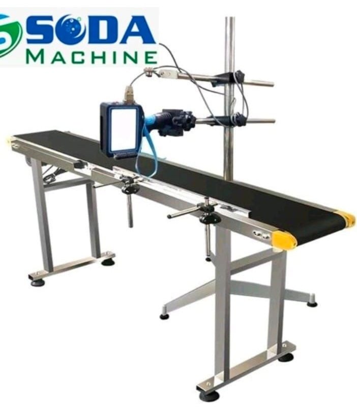 Date Coding Machine With Conveyor Belt